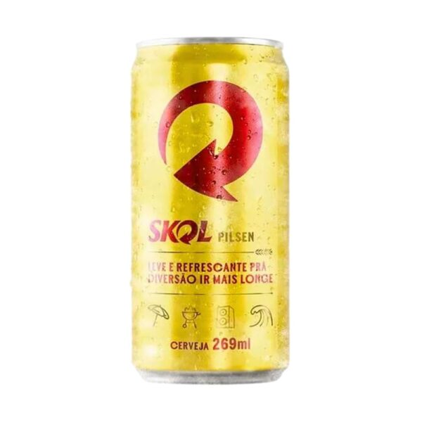 Cerveja Skol Pilsen Lata 269ml